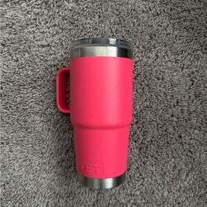 YETI Pink Travel Mug